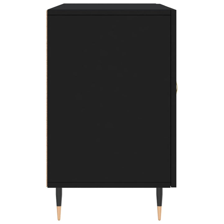 skænk 100x36x60 cm konstrueret træ sort