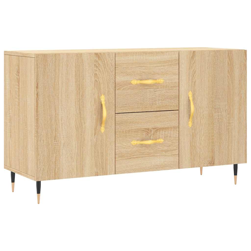 skænk 100x36x60 cm konstrueret træ sonoma-eg