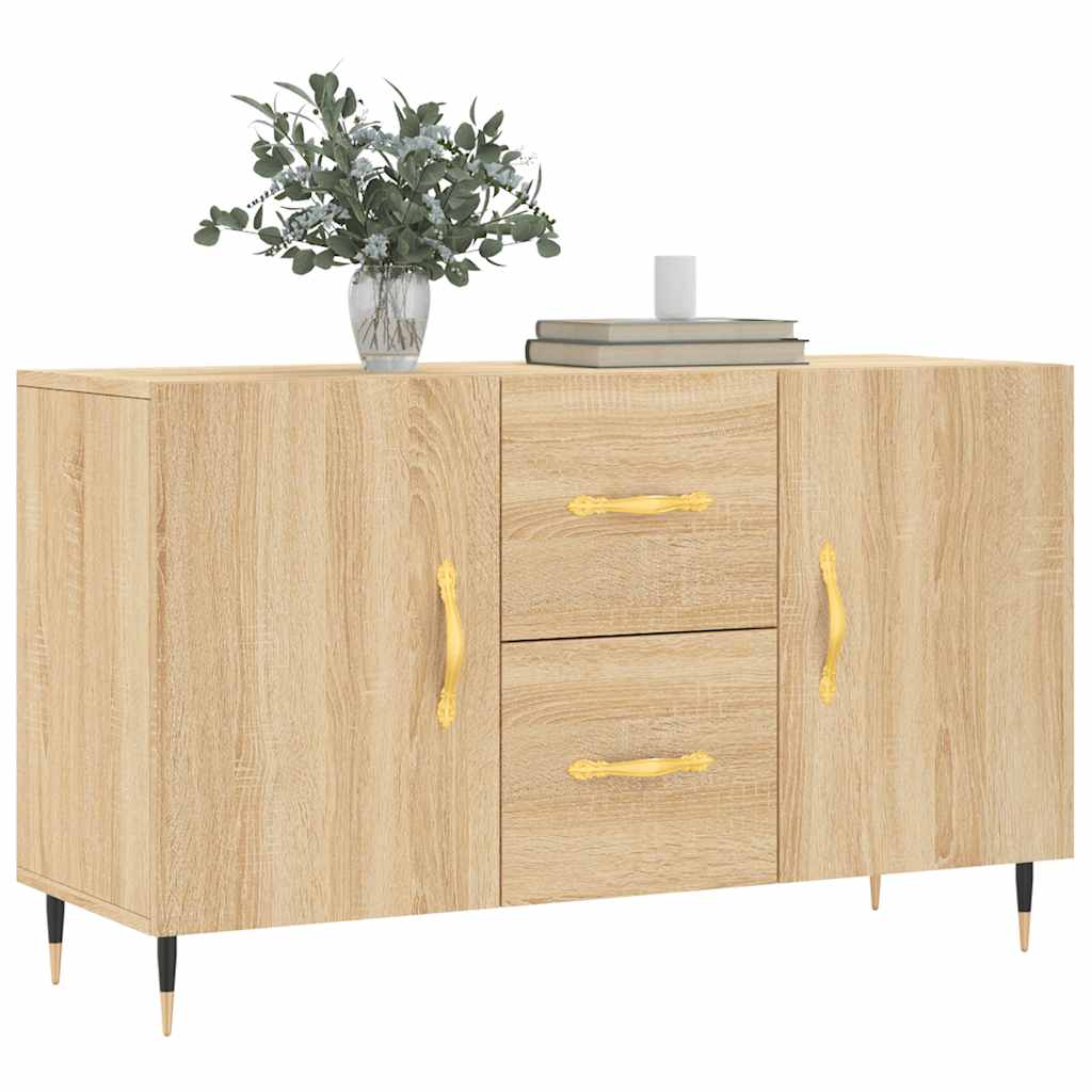 skænk 100x36x60 cm konstrueret træ sonoma-eg