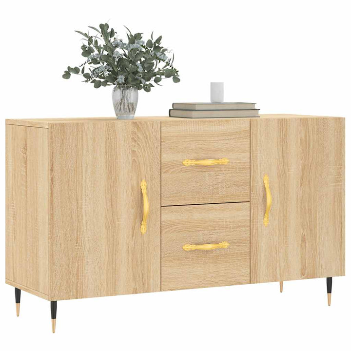 skænk 100x36x60 cm konstrueret træ sonoma-eg