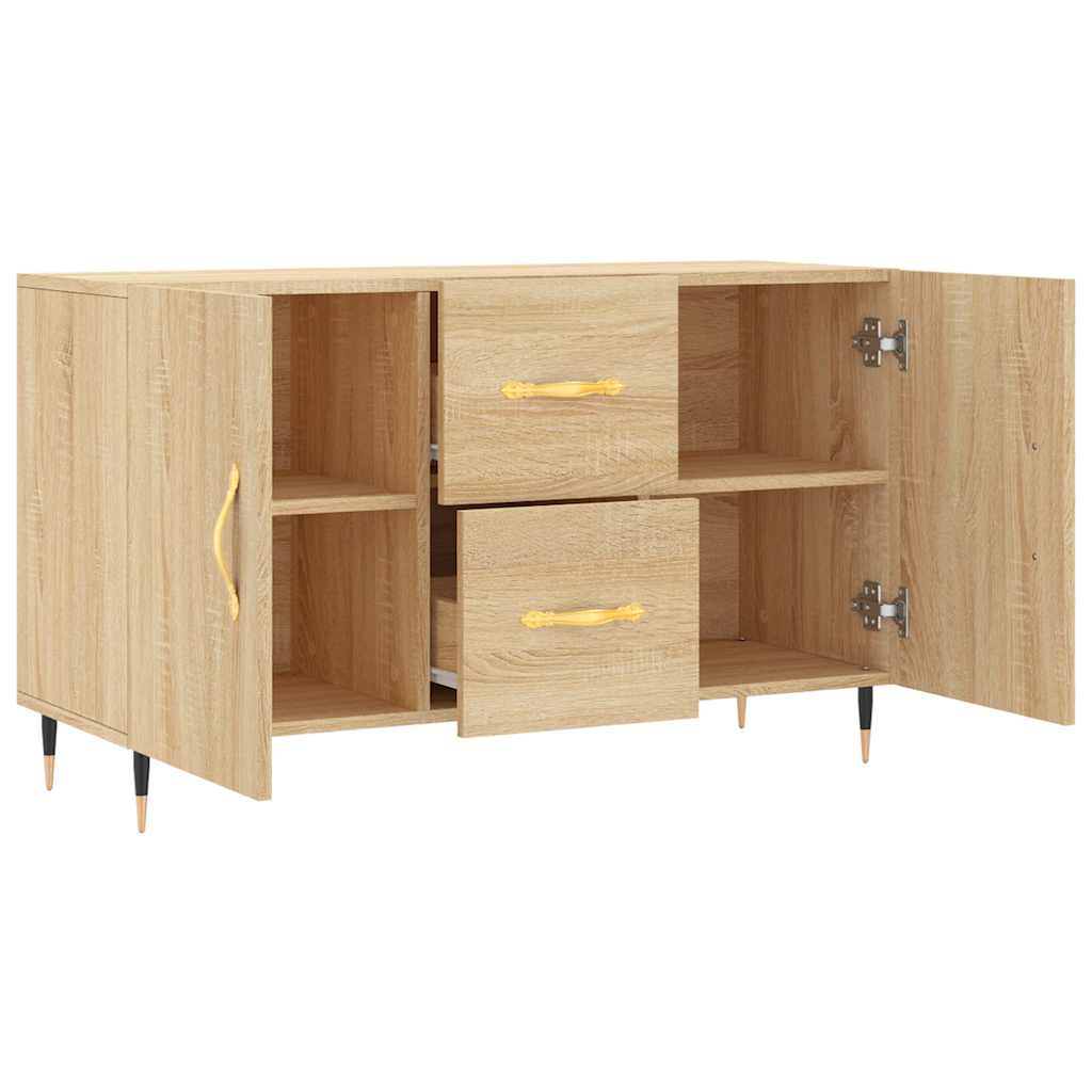 skænk 100x36x60 cm konstrueret træ sonoma-eg