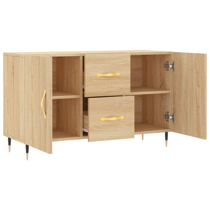 skænk 100x36x60 cm konstrueret træ sonoma-eg