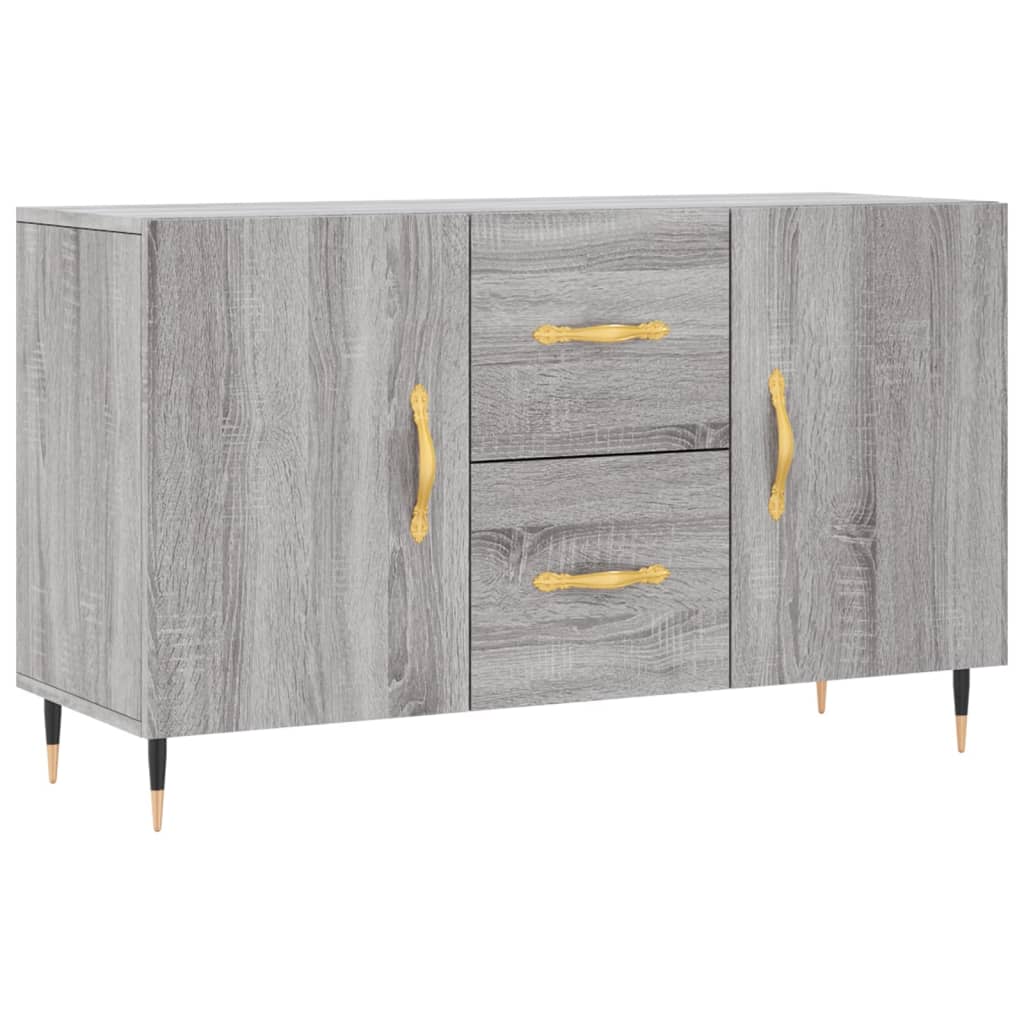 skænk 100x36x60 cm konstrueret træ grå sonoma-eg