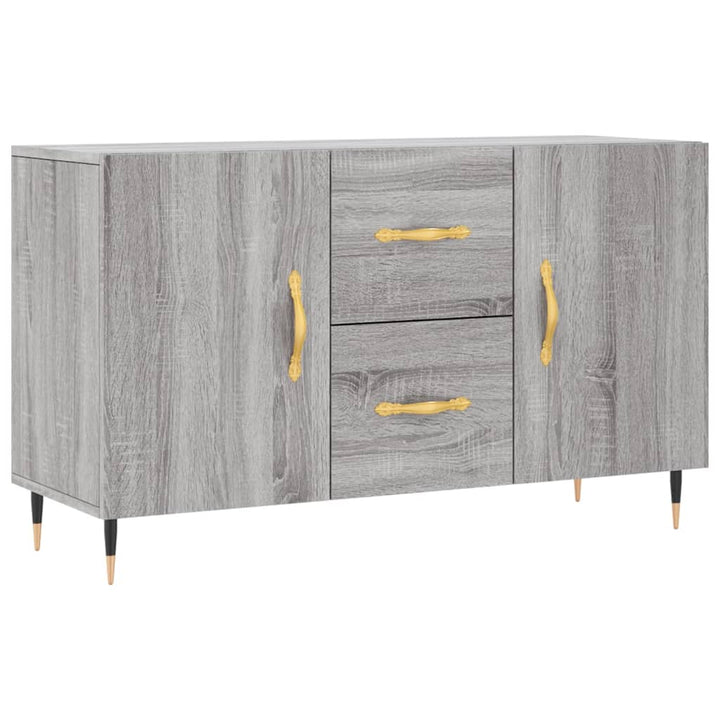 skænk 100x36x60 cm konstrueret træ grå sonoma-eg