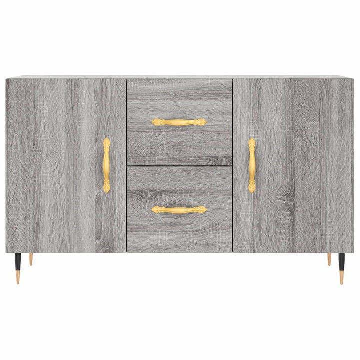 skænk 100x36x60 cm konstrueret træ grå sonoma-eg