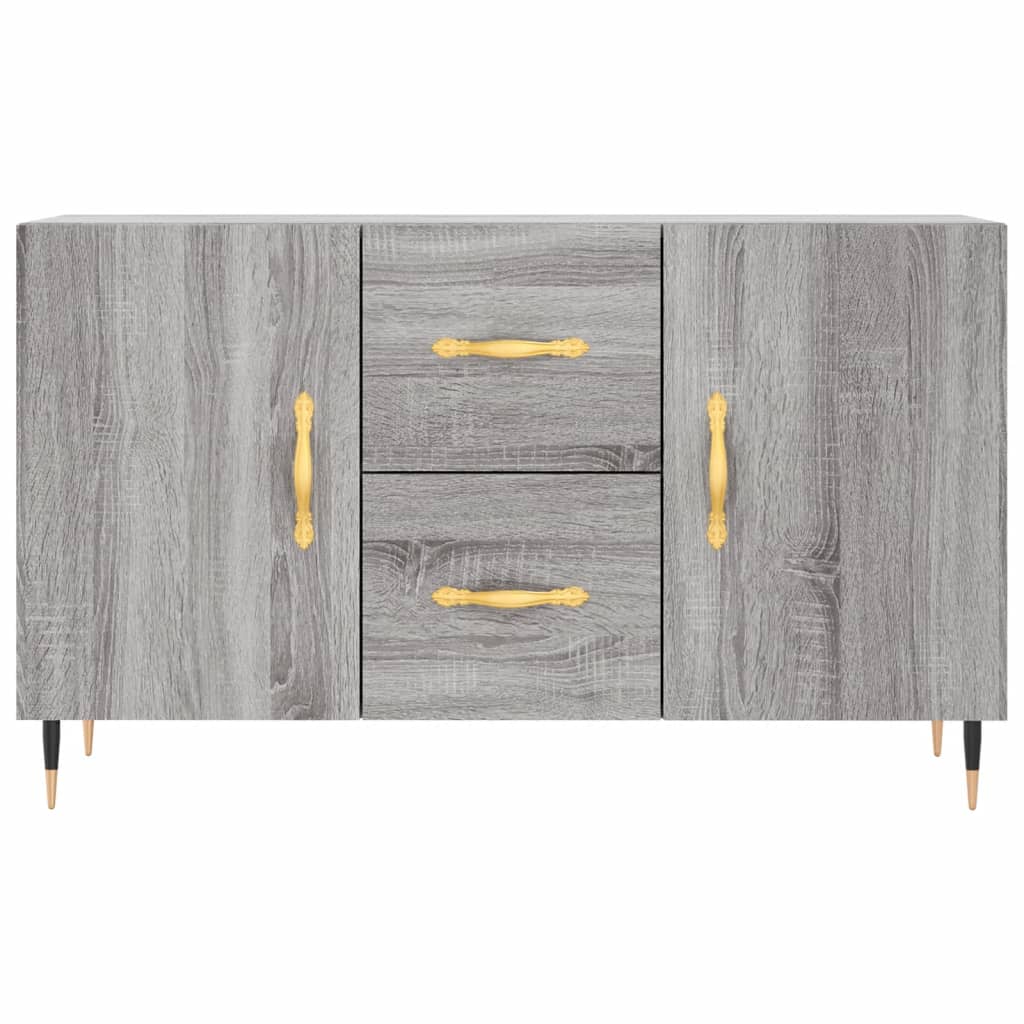 skænk 100x36x60 cm konstrueret træ grå sonoma-eg