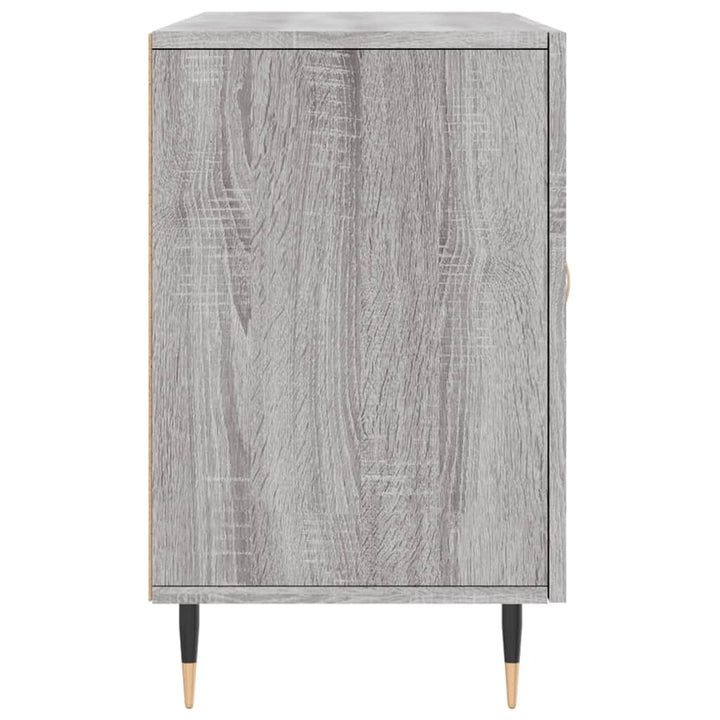 skænk 100x36x60 cm konstrueret træ grå sonoma-eg