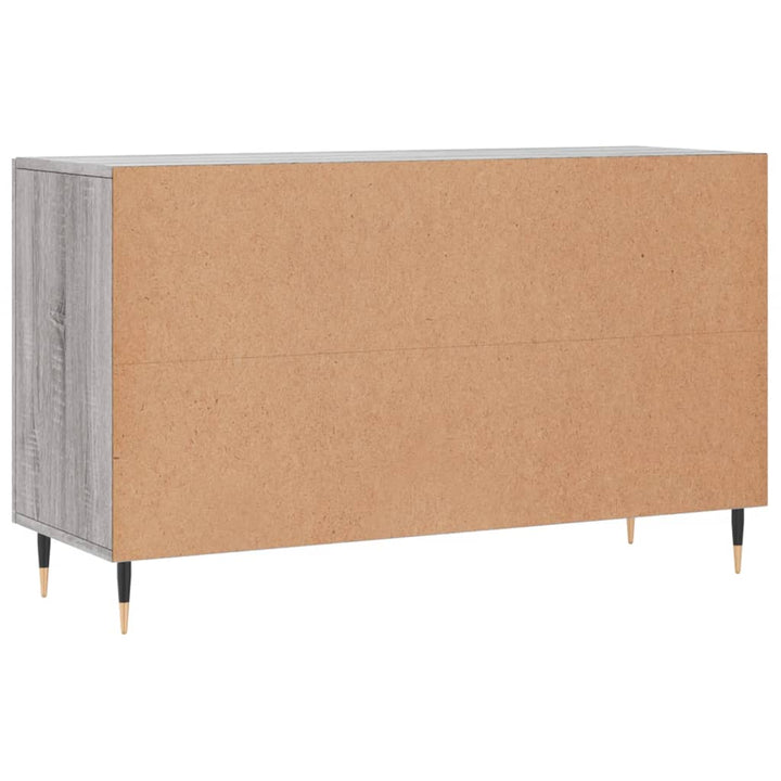 skænk 100x36x60 cm konstrueret træ grå sonoma-eg