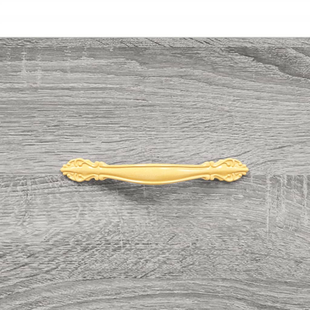 skænk 100x36x60 cm konstrueret træ grå sonoma-eg