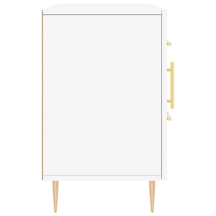 skænk 100x36x60 cm konstrueret træ hvid
