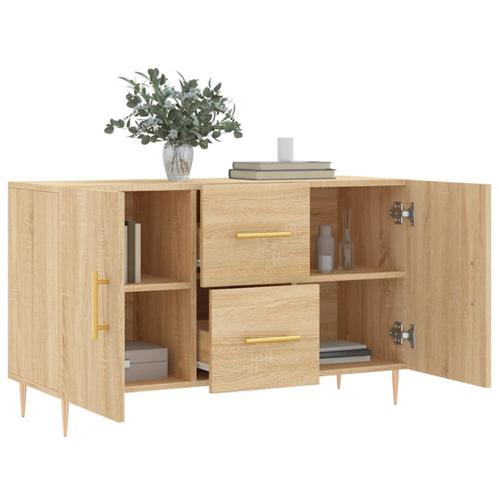 skænk 100x36x60 cm konstrueret træ sonoma-eg