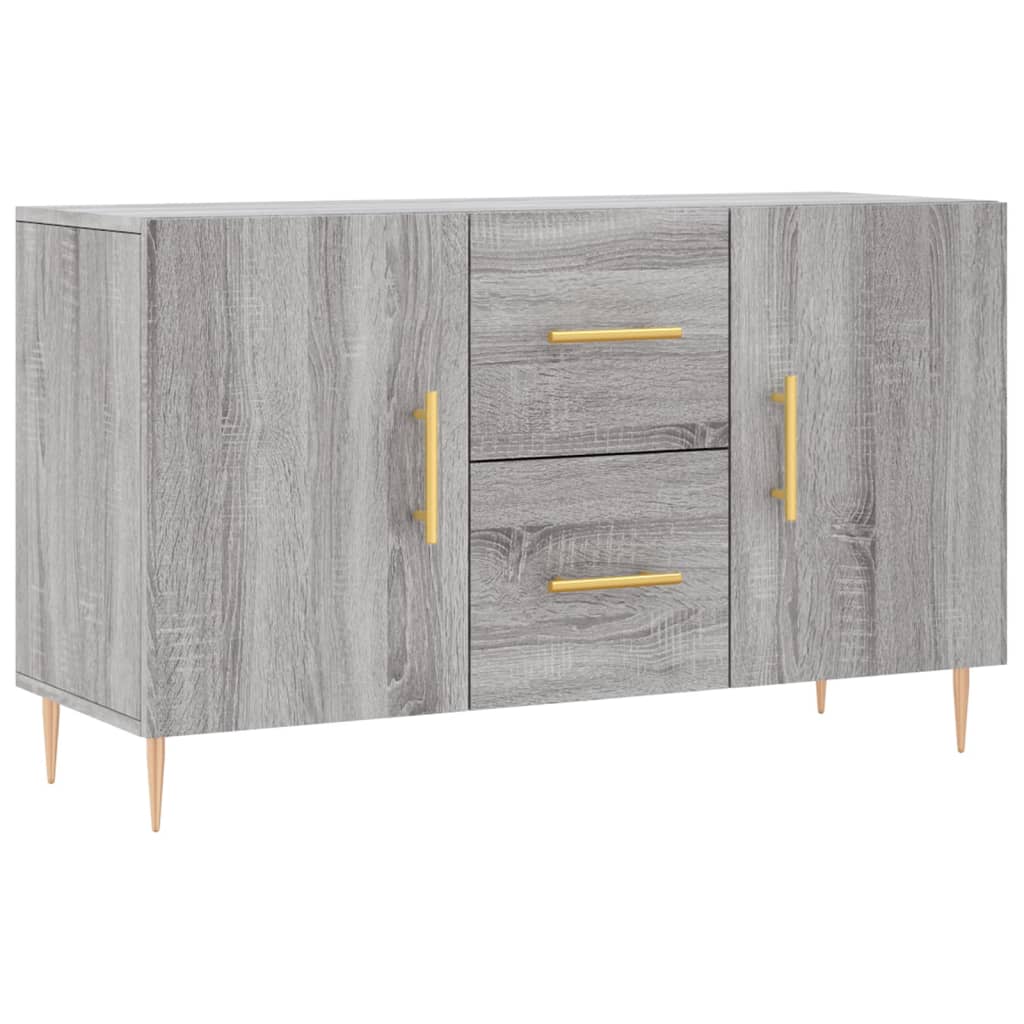 skænk 100x36x60 cm konstrueret træ grå sonoma-eg