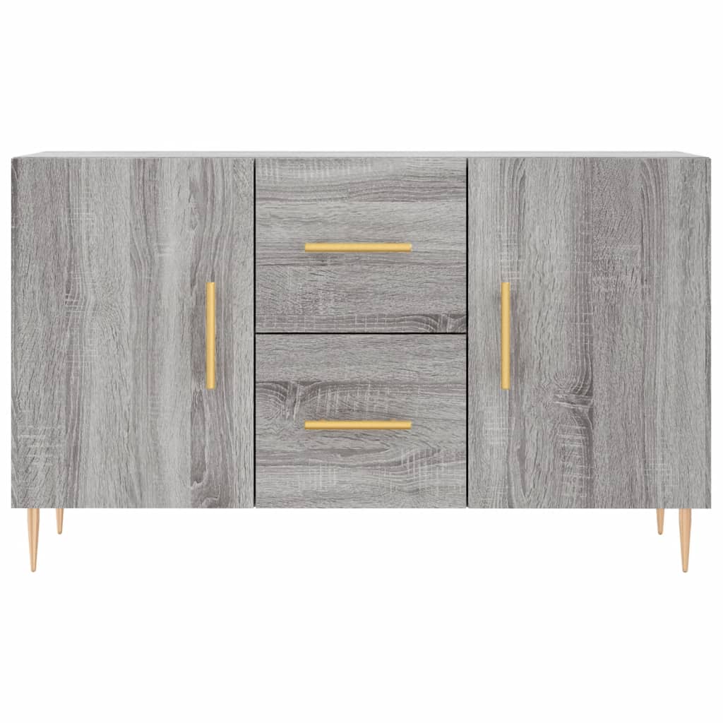 skænk 100x36x60 cm konstrueret træ grå sonoma-eg