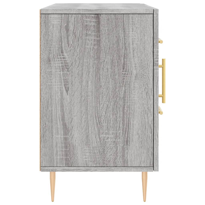 skænk 100x36x60 cm konstrueret træ grå sonoma-eg