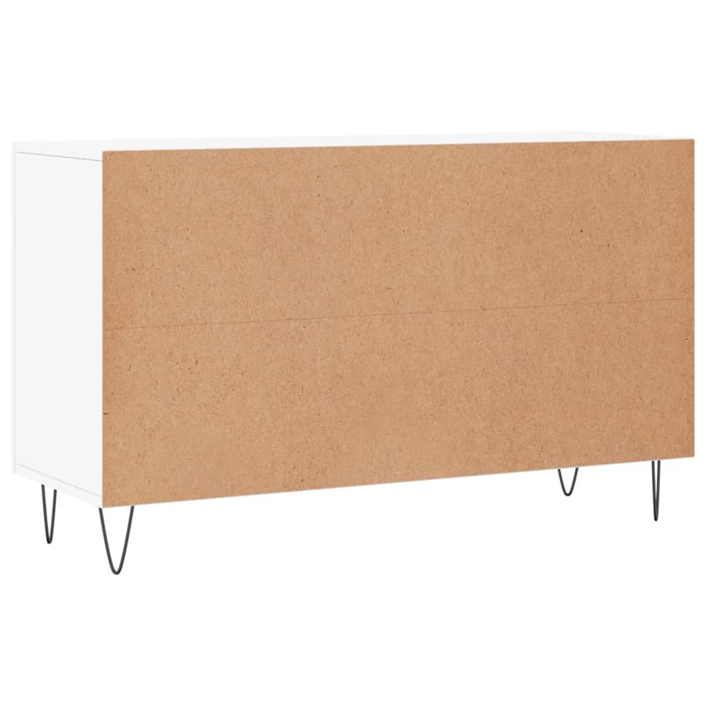 skænk 100x36x60 cm konstrueret træ hvid
