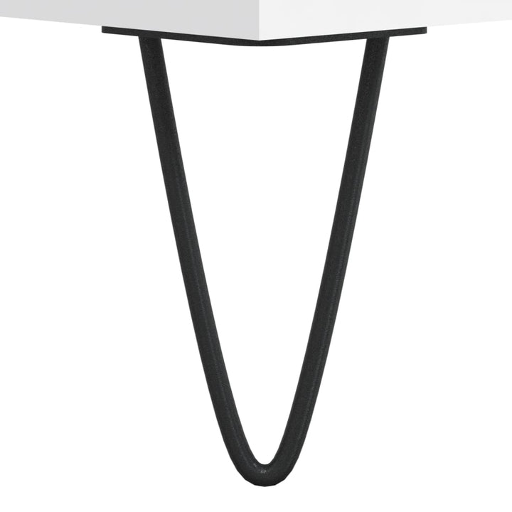 skænk 100x36x60 cm konstrueret træ hvid