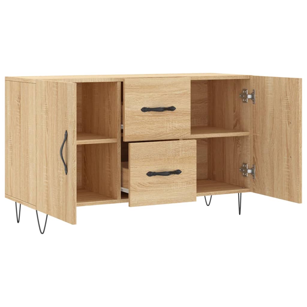 skænk 100x36x60 cm konstrueret træ sonoma-eg