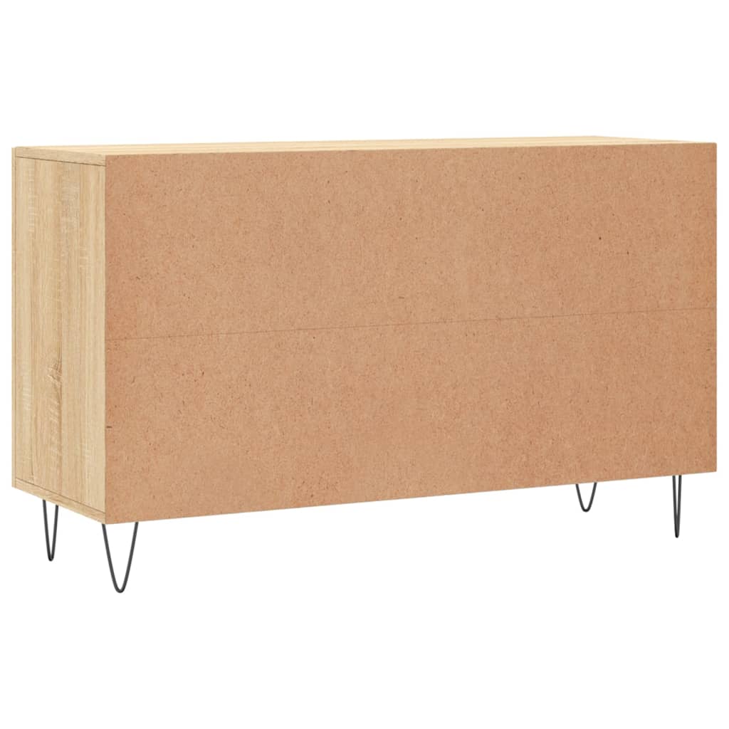 skænk 100x36x60 cm konstrueret træ sonoma-eg