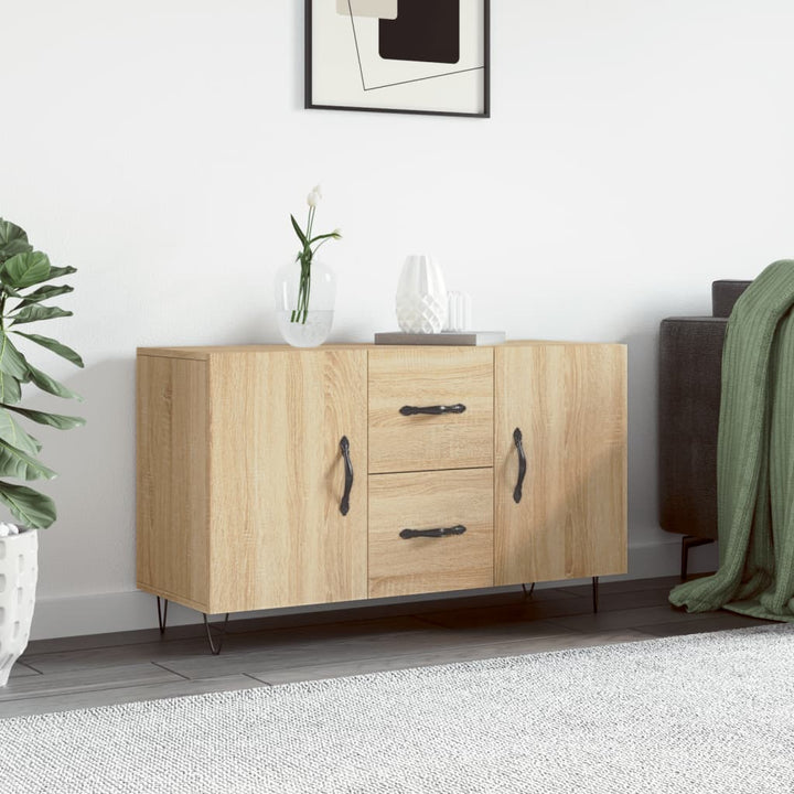skænk 100x36x60 cm konstrueret træ sonoma-eg
