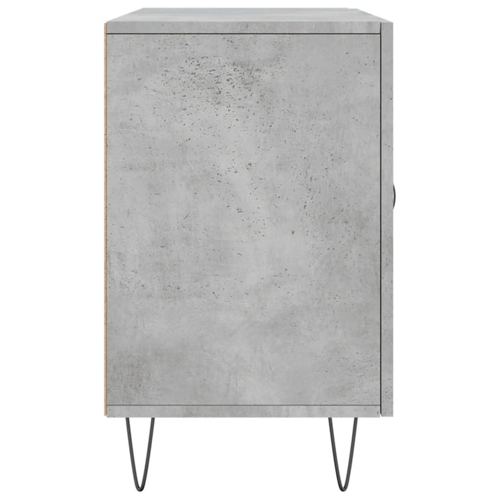 skænk 100x36x60 cm konstrueret træ betongrå