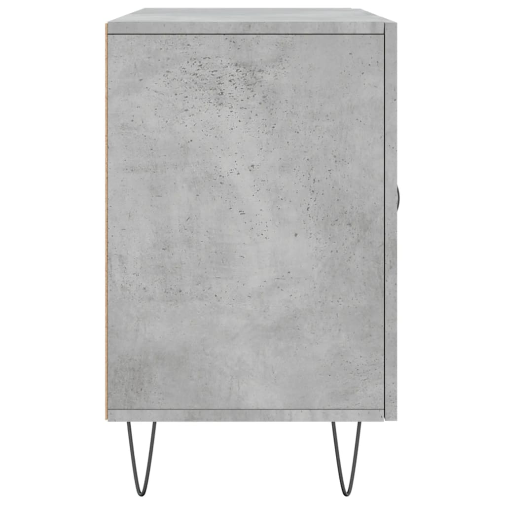 skænk 100x36x60 cm konstrueret træ betongrå
