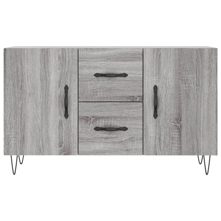 skænk 100x36x60 cm konstrueret træ grå sonoma-eg
