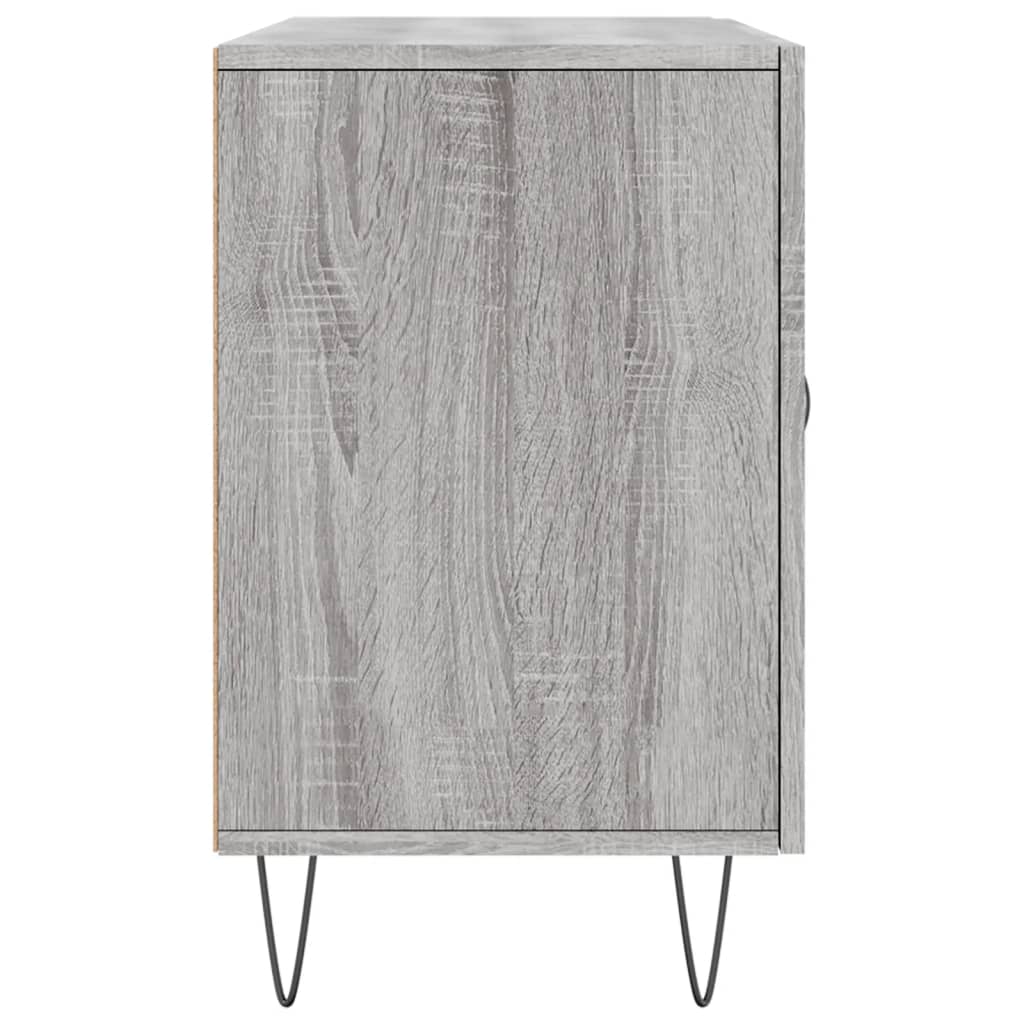 skænk 100x36x60 cm konstrueret træ grå sonoma-eg