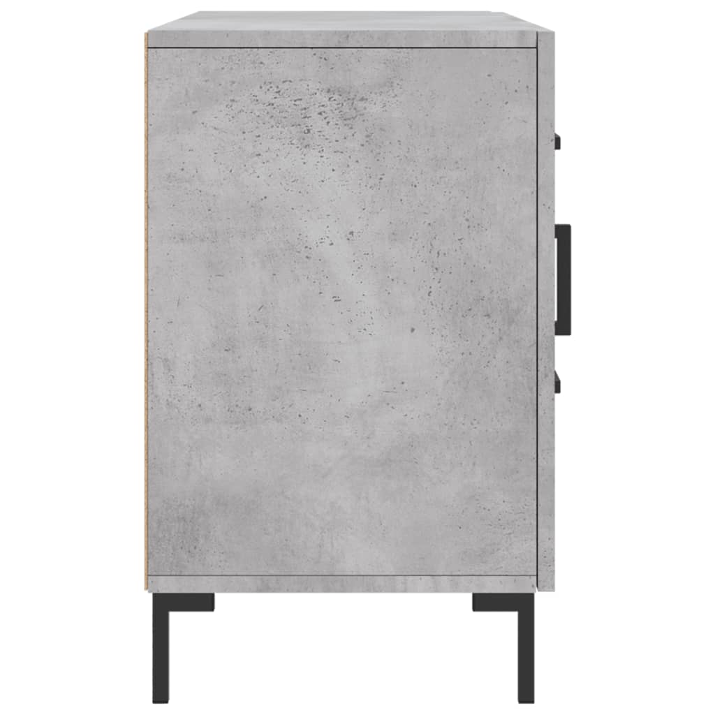 skænk 100x36x60 cm konstrueret træ betongrå