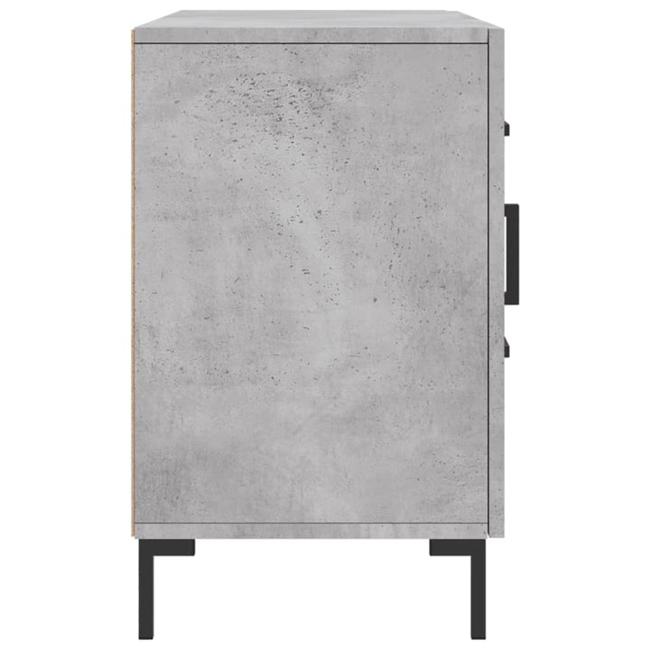 skænk 100x36x60 cm konstrueret træ betongrå