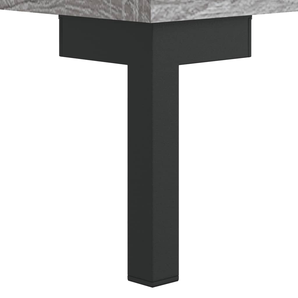 skænk 100x36x60 cm konstrueret træ grå sonoma-eg
