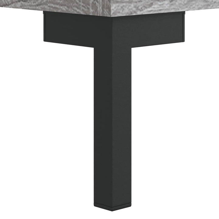 skænk 100x36x60 cm konstrueret træ grå sonoma-eg