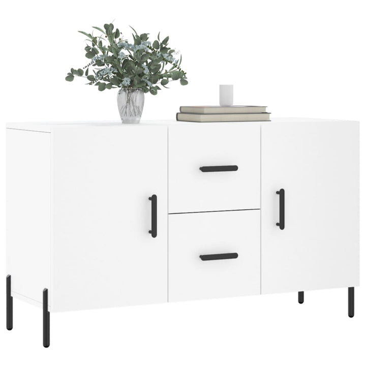 skænk 100x36x60 cm konstrueret træ hvid