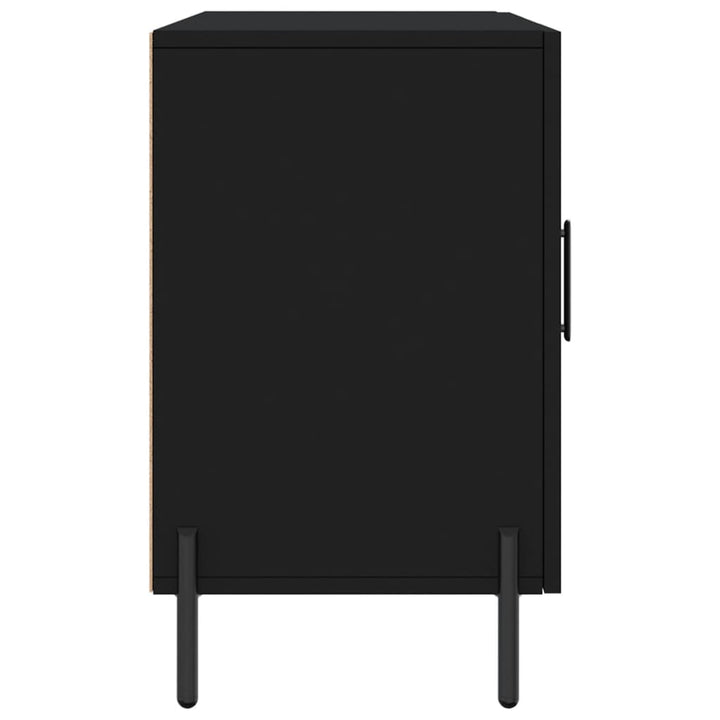 skænk 100x36x60 cm konstrueret træ sort