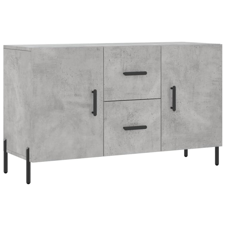 skænk 100x36x60 cm konstrueret træ betongrå