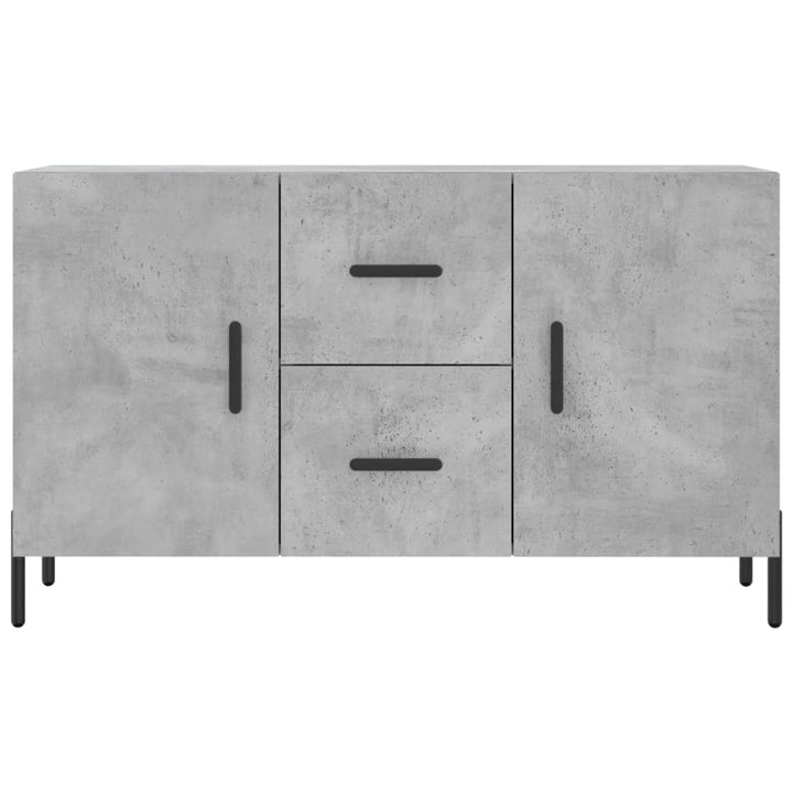 skænk 100x36x60 cm konstrueret træ betongrå