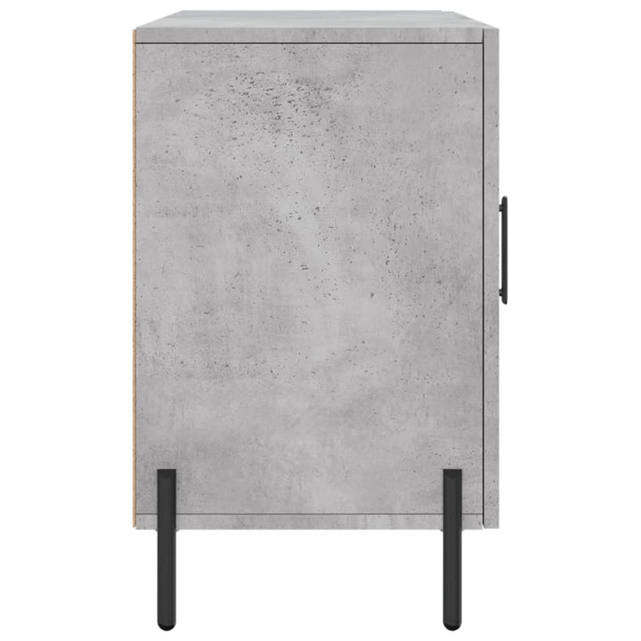 skænk 100x36x60 cm konstrueret træ betongrå