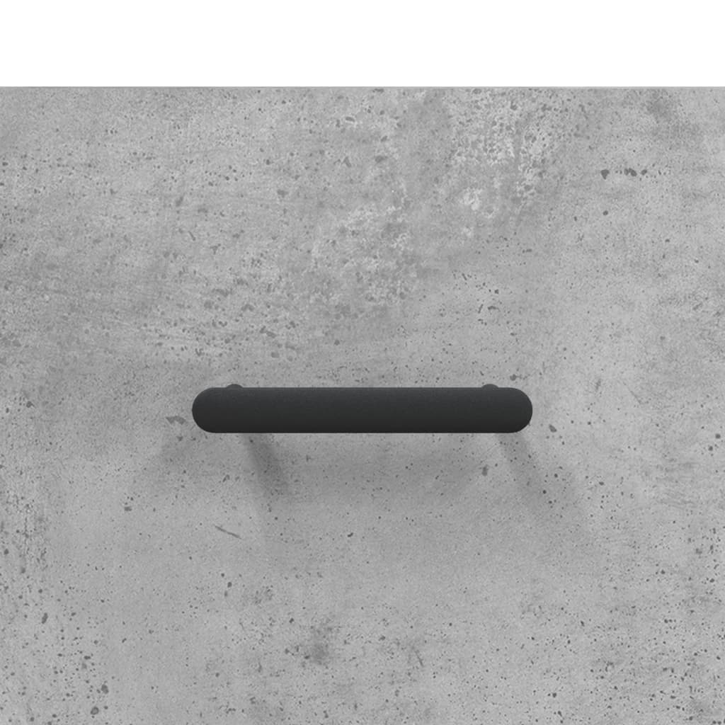 skænk 100x36x60 cm konstrueret træ betongrå