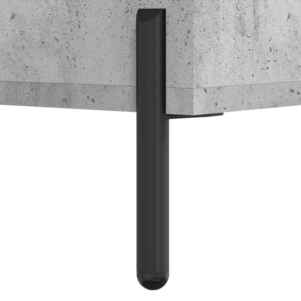 skænk 100x36x60 cm konstrueret træ betongrå