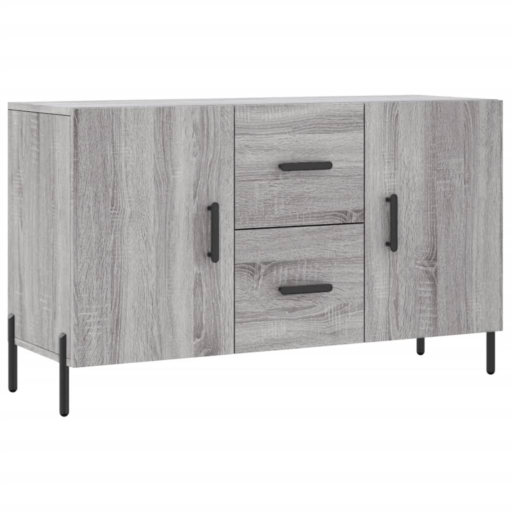 skænk 100x36x60 cm konstrueret træ grå sonoma-eg
