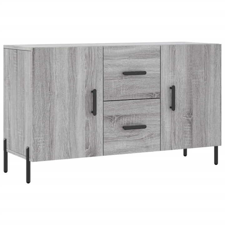 skænk 100x36x60 cm konstrueret træ grå sonoma-eg