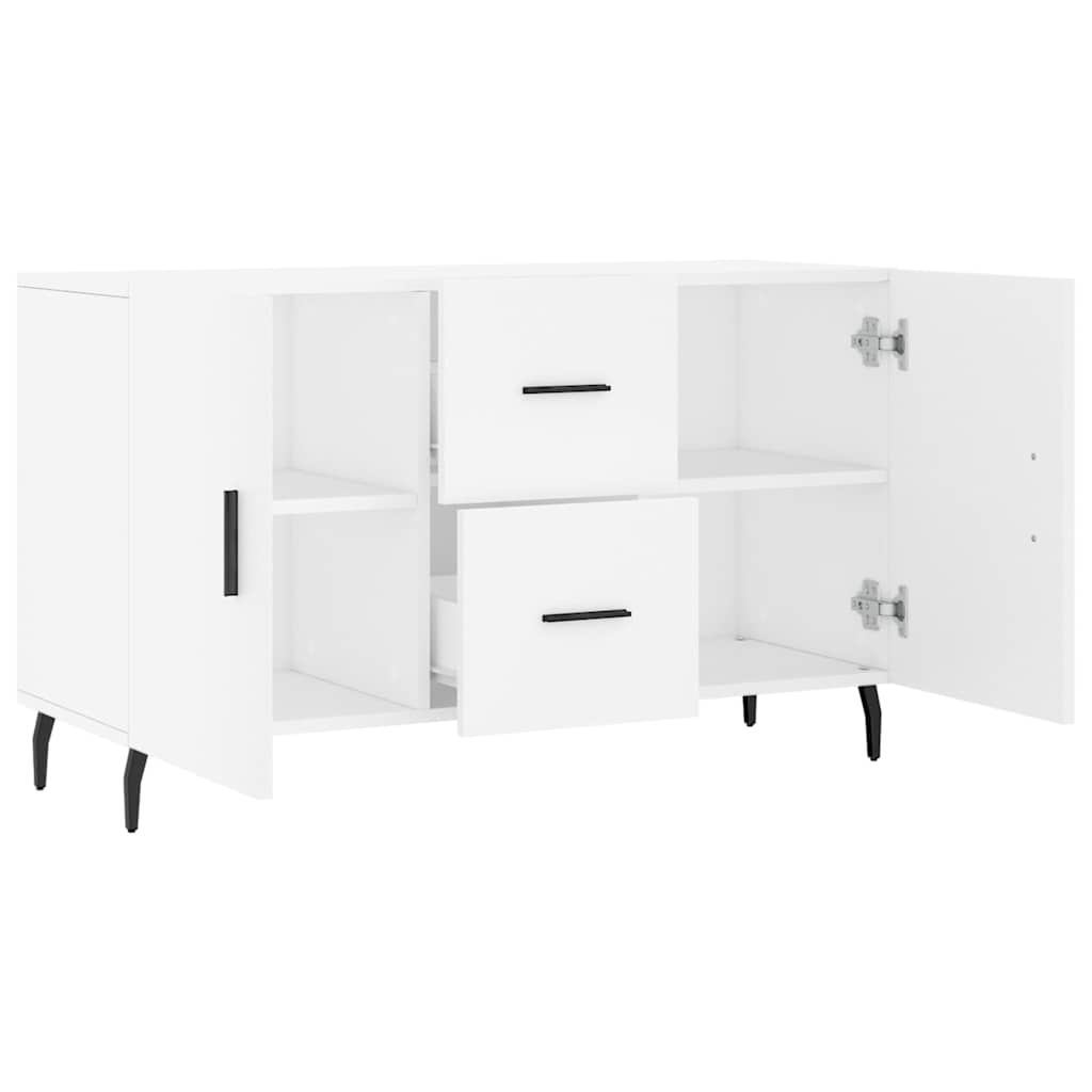 skænk 100x36x60 cm konstrueret træ hvid