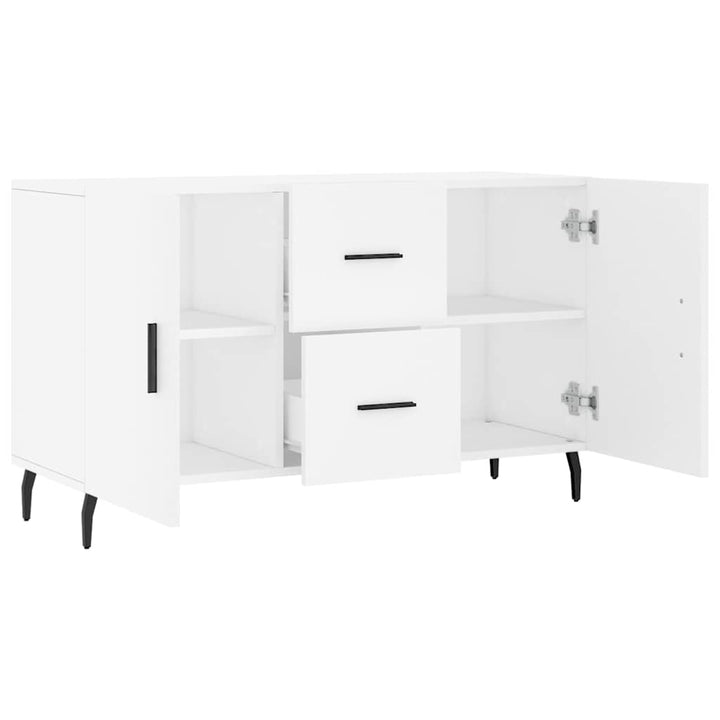 skænk 100x36x60 cm konstrueret træ hvid