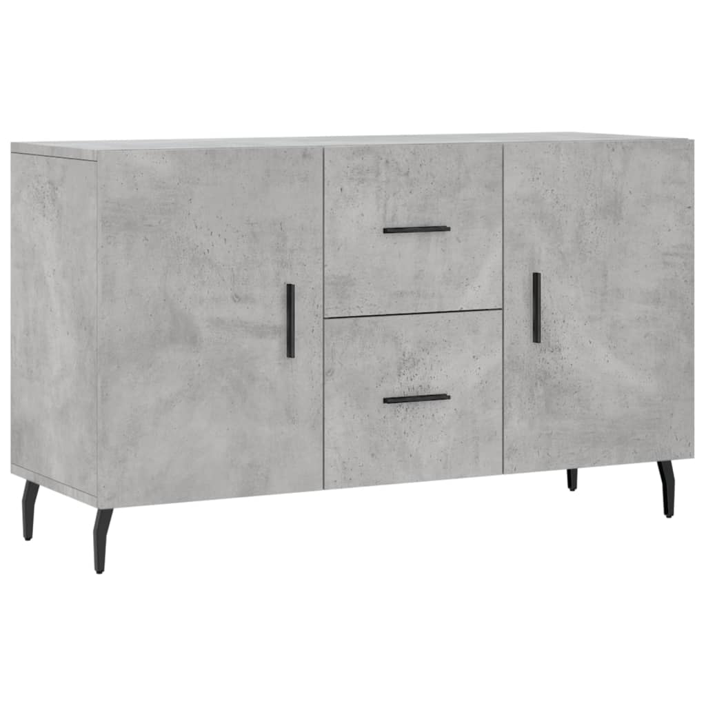skænk 100x36x60 cm konstrueret træ betongrå
