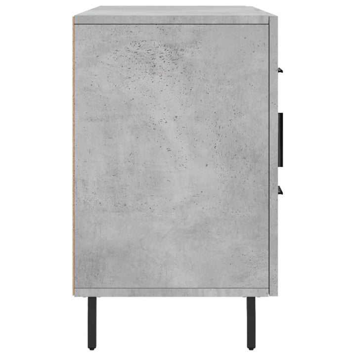 skænk 100x36x60 cm konstrueret træ betongrå