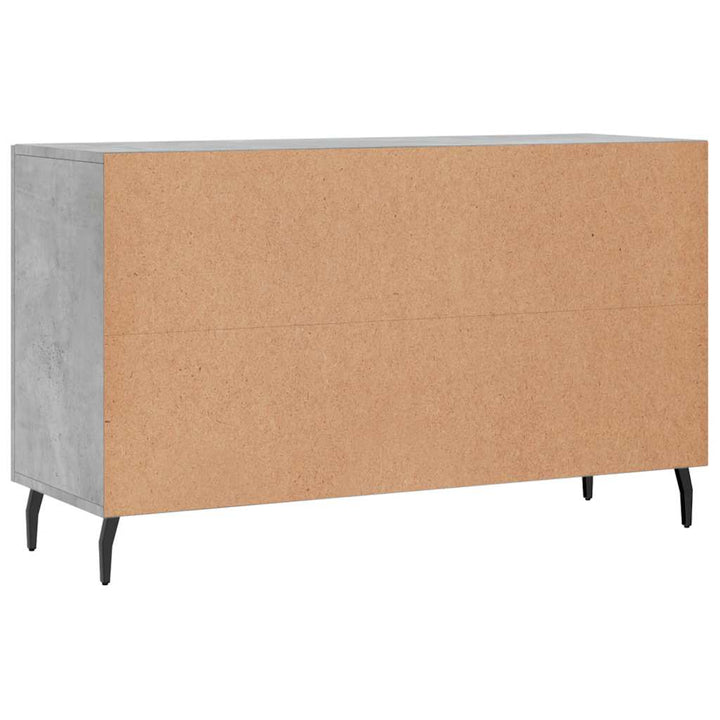 skænk 100x36x60 cm konstrueret træ betongrå