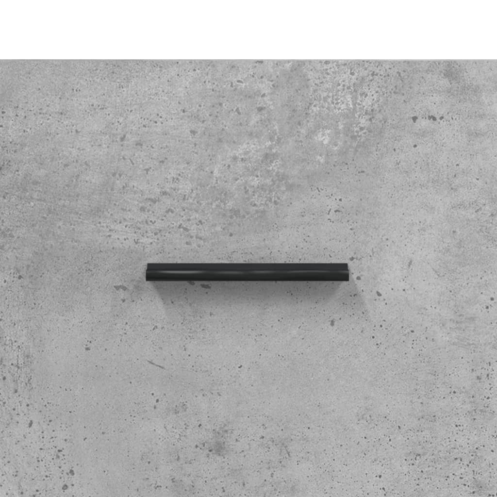 skænk 100x36x60 cm konstrueret træ betongrå