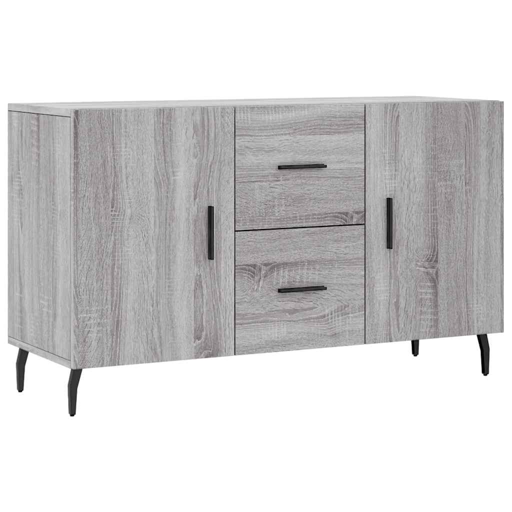 skænk 100x36x60 cm konstrueret træ grå sonoma-eg