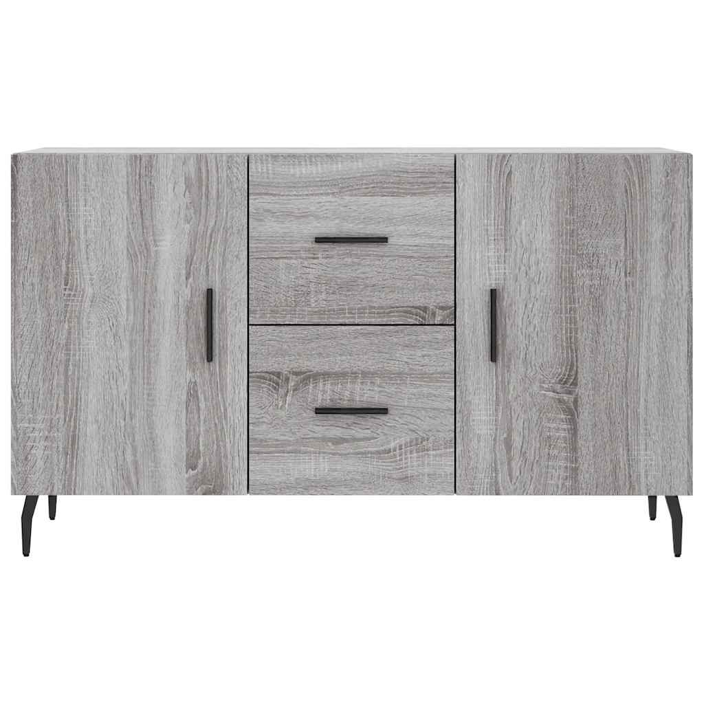 skænk 100x36x60 cm konstrueret træ grå sonoma-eg