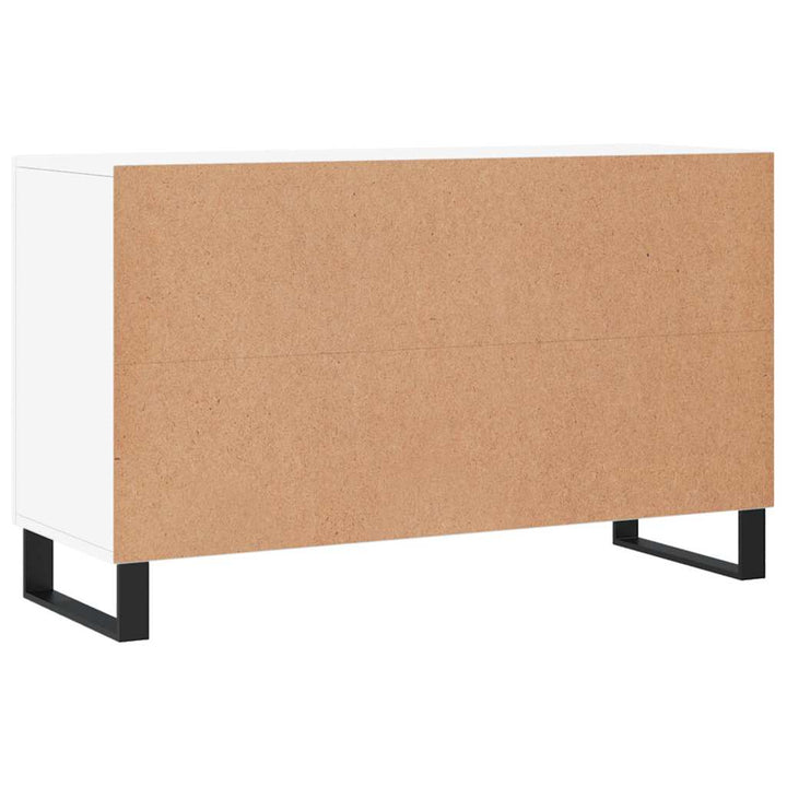 skænk 100x36x60 cm konstrueret træ hvid