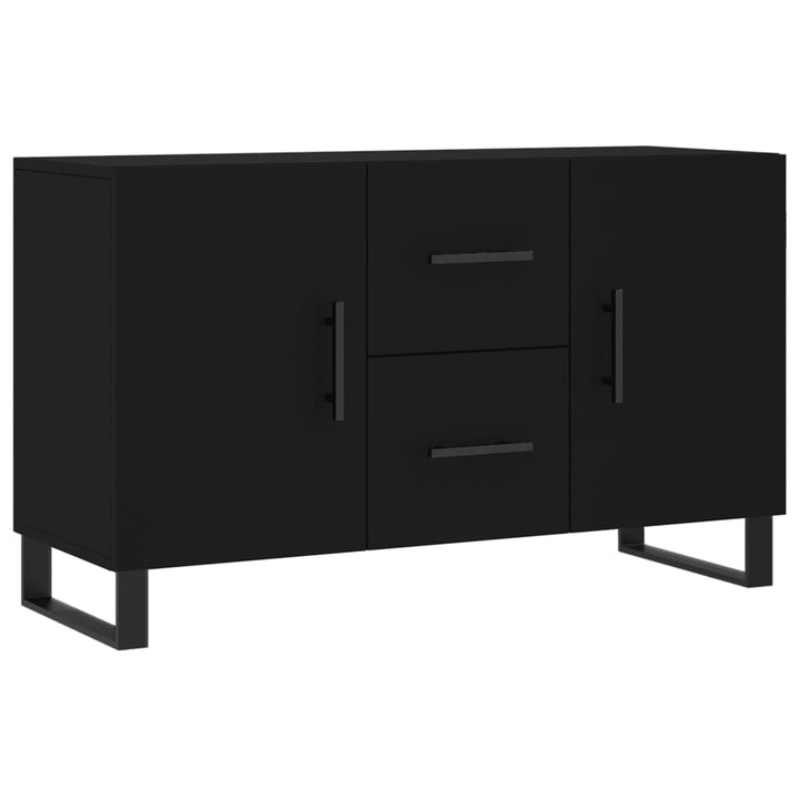 skænk 100x36x60 cm konstrueret træ sort